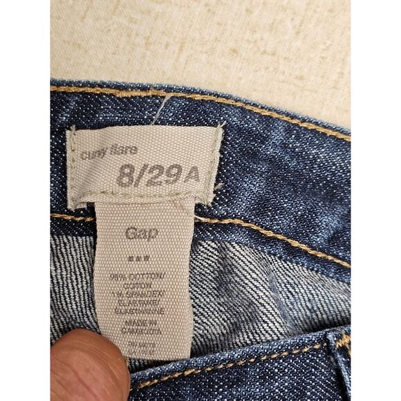 GAP Womens Size 8/29 A Premium Curvy Flare Flap back Pocket Y2K Festival Western - Picture 5 of 9